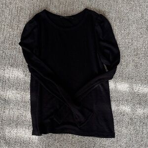 Black Long Sleeve Top
